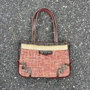 RARE VINTAGE SPENCER AND RUTHERFORD AUSTRALIA WOVEN BAG